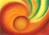 Kreidebild Spirale